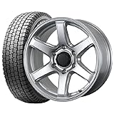 トヨタ ハイエース(200系)用 195/80R15 107/105N グッドイヤー アイスナビ カーゴ トピー ME-A マットシルバー スタッドレスタイヤホイール 4本セット
