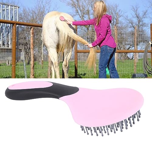 Horse Hair Comb, Mane and Tail Brush Detangler, Long Bristle Horse Hair Leather Cleaning Brush, Comfortable, Durable and Easy to Use, Professional Horse Grooming Comb, Forky Comb for Horses - Image 3