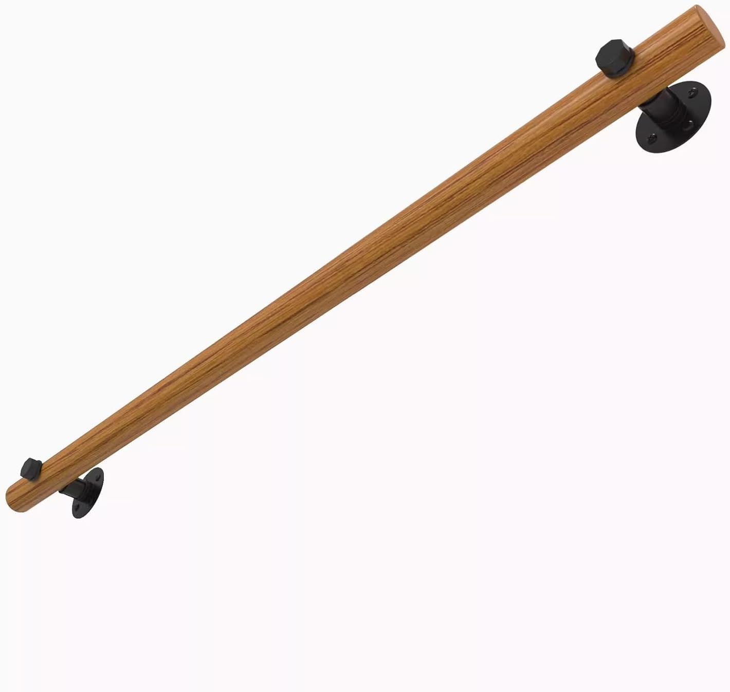 AVLLSO Handrail Stairs Wall Staircase Handrail for Indoor Stairs Bracket, Mount Railings Safety Hand Support(4.5m/14.7ft)