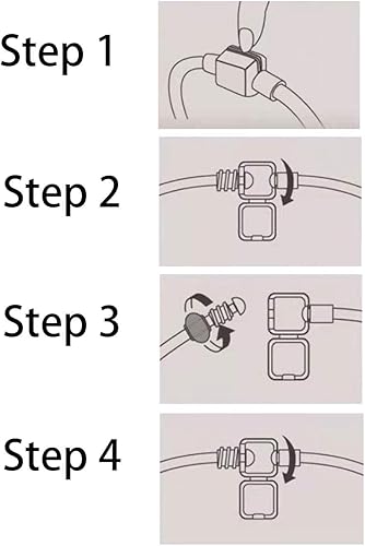 Miniatura 5 de KunBead Pulseras de doble cadena de cuero para hacer joyas para mujeres, adolescentes y niñas con cierre de clip compatible con dijes Pandora