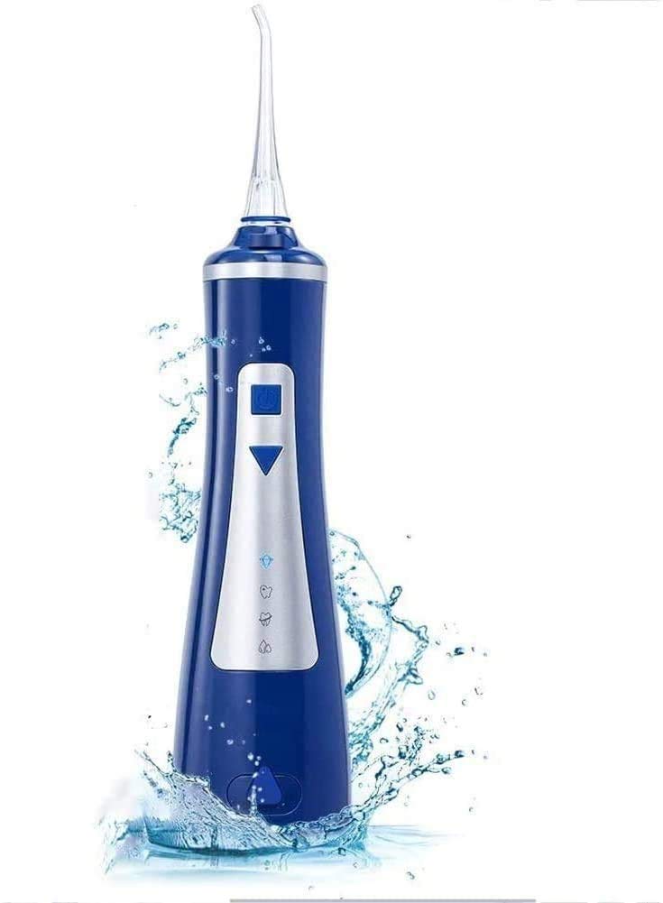 Water Flosser Portable Dental Oral Irrigator with 4 Modes Rechargeable Waterproof Teeth Cleaner for Home and Travel -220ml