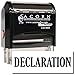MaxStamp - Large Self-Inking Declaration Stamp (Red Ink)