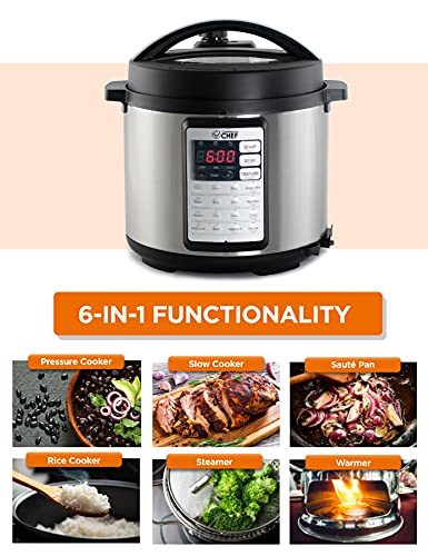 Commercial CHEF Electric Pressure Cooker 6.3 Quarts CHP63MS の商品画像 1