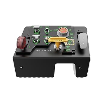 MOZA MLTP Take-Off Landing Panel Flight Simulator Controls for PC, Black