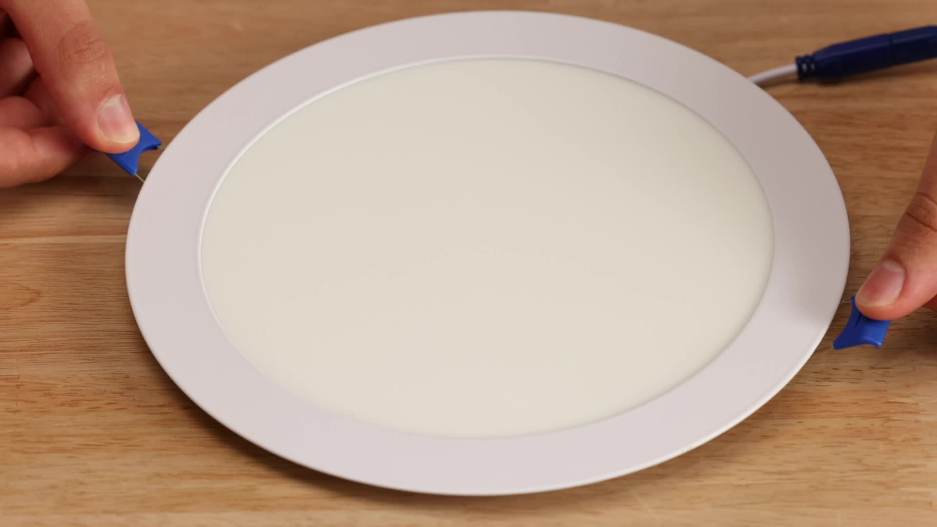 FactorLED Confezione 2 Pannelli LED Rotondi 20W - 2400lm, Da Incasso, Bianco, Diametro 205mm, Scegli La Temperatura (3000K/4000K/6000K) - 2