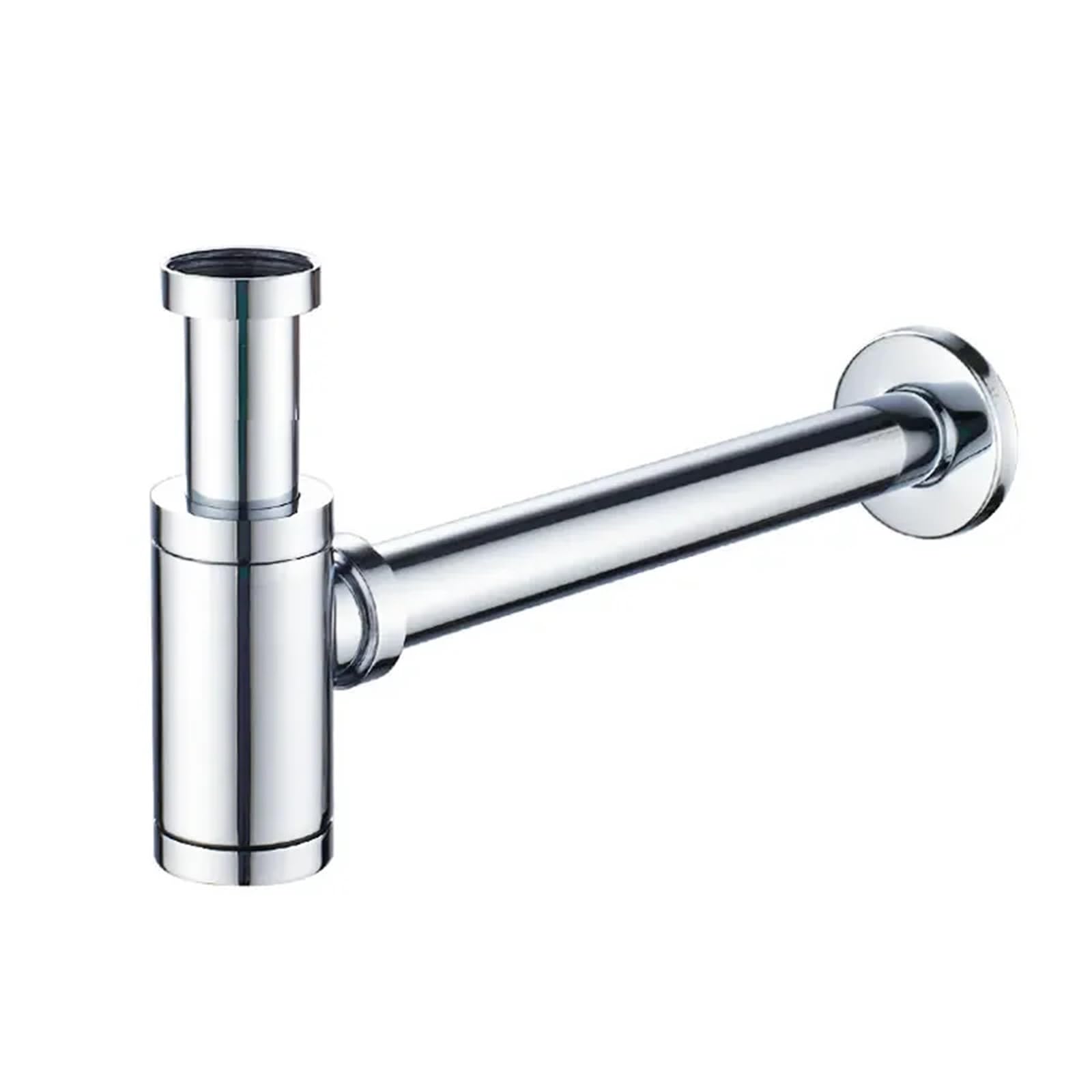 Tapón de drenaje emergente for lavabo baño con sifón y kit desagüe for fregadero rebosadero Para Lavabo De Baño y Lavabo(No Drain)