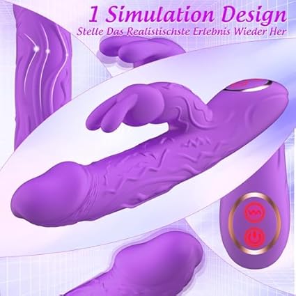 G-Punkt Vibrador del punto G Consolador Erótico Vibratorio para Mujer con 10 modos de Vibración, Juguete Sexual de Silicona para Pareja Extrema
