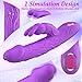 G-Punkt Vibrador del punto G Consolador Erótico Vibratorio para Mujer con 10 modos de Vibración, Juguete Sexual de Silicona para Pareja Extrema