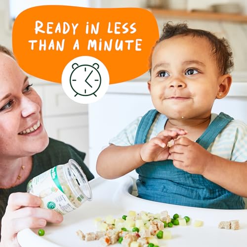 Nurture Life Finger Foods, Chicken & Beef 12 Meal Variety Pack, Freshly Made Baby & Toddler Meals, Stage 3 Food for Self Feeding, Ready to Eat Meals with Veggies & Proteins, Refrigerated Delivery