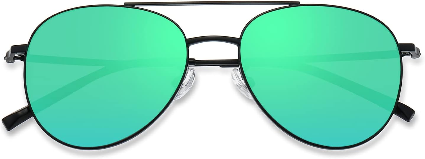 HELES Nearsightedness Myopia Eyeglasses Polarized Green