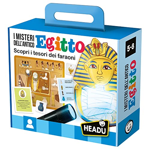 Headu I Misteri Dell'Antico Egitto Scopri I Tesori Dei Faraoni It53719 Gioco Educativo Per Bambini 5-8 Anni Made In Italy