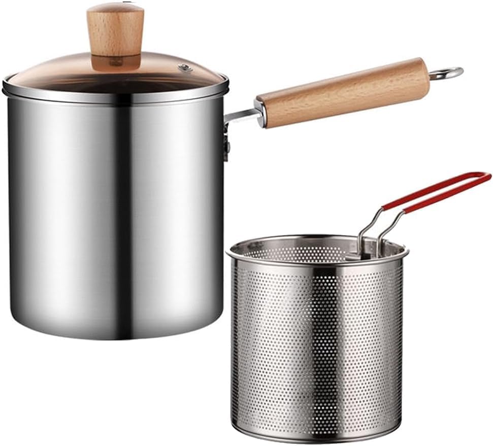 イマン　パスタ鍋 Amazon | パスタ鍋 揚げ鍋 深型4.5L 3層ステンレス構造 鍋蓋付