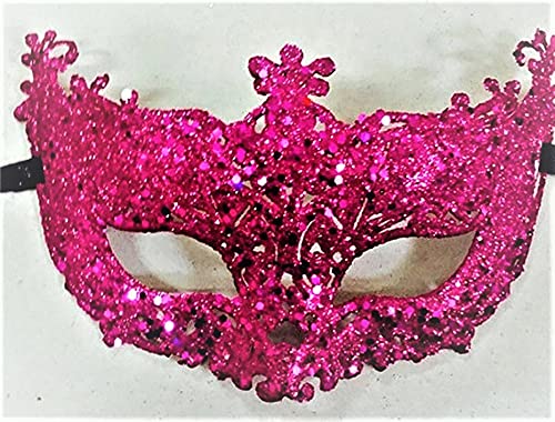 Priya Party Decoration Fashionable Glitter Eye Mask for Party and Festivals (PINK) (B0953KKGLR) Amazon Price History, Amazon Price Tracker