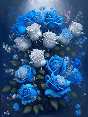 Broderie diamant kit complet pivoine 80x100cm pour chasser le stress par le DIY