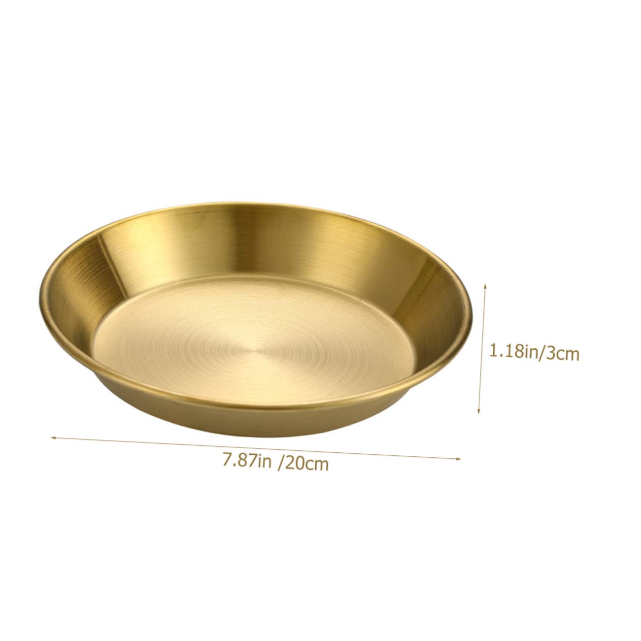 SOLUSTRE Stainless Seafood Plate Metal Pizza Pan for BBQ Graduation Parties Camping