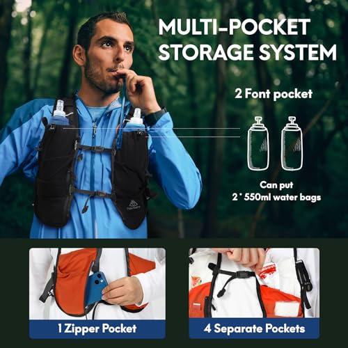 Haimont-Running-Hydration-Vest-Pack-5L-Lightweight-Run-Water-Vest-Adjustable-Hydration-Backpack-for-Women-Men-with-Multi-Pocket-Hiking-Trail-Running-Marathoner-Race-Climbing