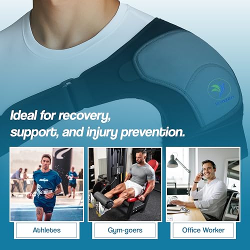 Image of Shoulder Support Belt for Men and Women | Shoulder Pain Relief Products | Adjustable Shoulder Belt for Men | Comfortable Shoulder Support for Women