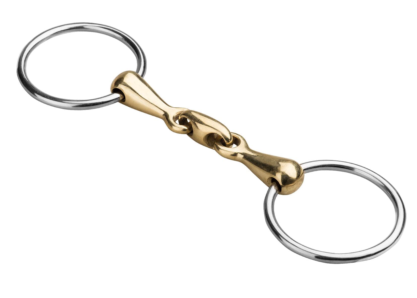 Start – Wassertrense doppelt gebrochen für Pferde – Sanftes, rostfreies Trensengebiss aus Edelstahl mit Kupfermittelstück – Fördert Kautätigkeit & Entspannung – 18 mm (11,5 cm)