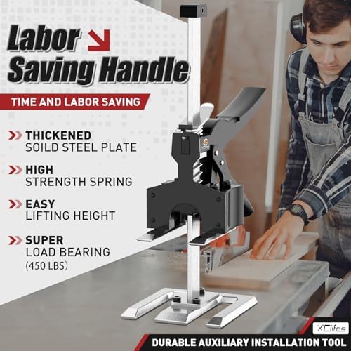 Arm Tool Lift 2PCS Labor Saving Arm，Wall Tile Locator, Multi-Function Height Adjustment Lifting Device,Door Panel Lifting Cabinet Jack Board Lifter, Men'S Labor-Saving Tool
