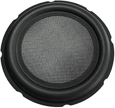8 Inch Bass Speaker Passive Radiator Auxiliary Rubber Vibration Plate Subwoofer Replacement, black, 500088267