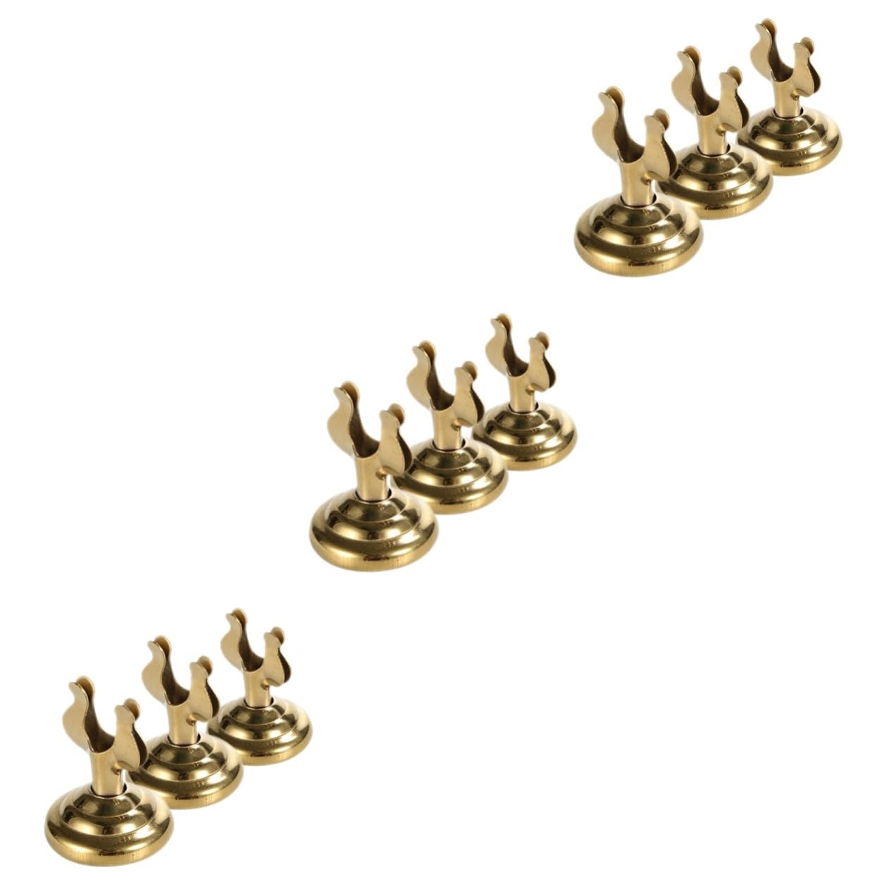 PRETYZOOM 9 Piezas De La Mesa Soporte De Mesa De Números Soporte para Tarjetas Clip De Número De Mesa Soporte De Menú Soporte para Letrero Portamenú Titular De Lugar Metal