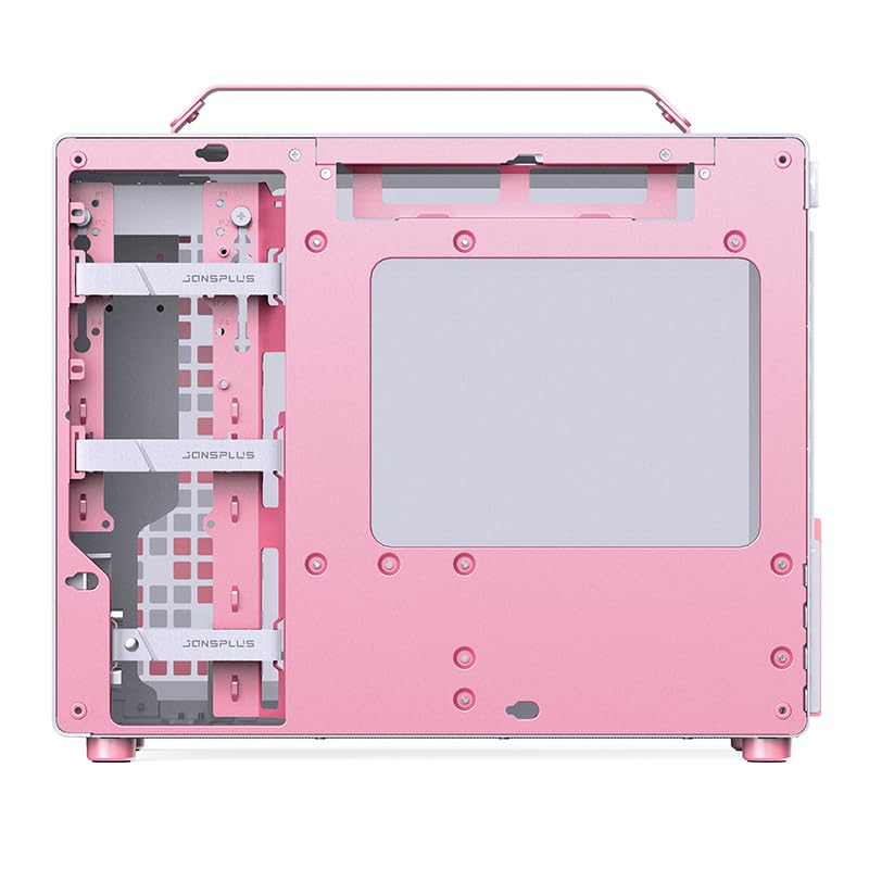 Amazon.co.jp: PCケース M-ATX ケース JONSPLUS Z20 (ピンクホワイト