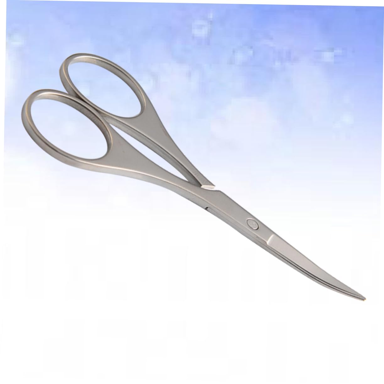 Didiseaon 1pezzi Forbicine Per Sopracciglia in Acciaio Inox Lame Precise Curvate Punte Arrotondate Per Sicurezza Peli Naso Orecchie Indolore Design Pratico Facile Impugnare