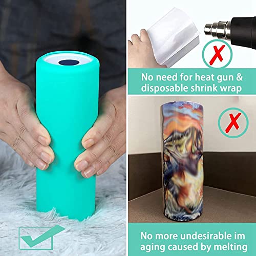 Sangle silicone sublimation blanks verre pour impression parfaite sans défaut 20 oz