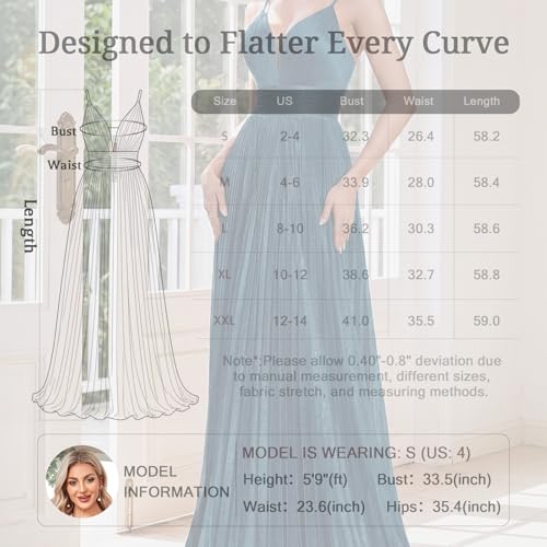 Image of Sexy Backless Maxi Formal Dress for Women with Sequin, Sleeveless Pleated Evening Gowns for Wedding and Cocktail