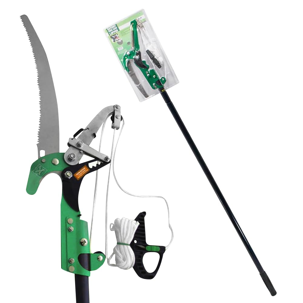 BARGAINS-GALORE Ratchet Tree Lopper & Telescopic Pole Saw - Pruning, Cutting Branches, Telescopic for Hard to Reach Places, Gardening | Professional Precise Cutting | Garden Hand Tool