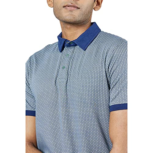 Image of VETTORIO FRATINI by Shoppers Stop Printed Cotton Regular Fit Mens T-Shirt