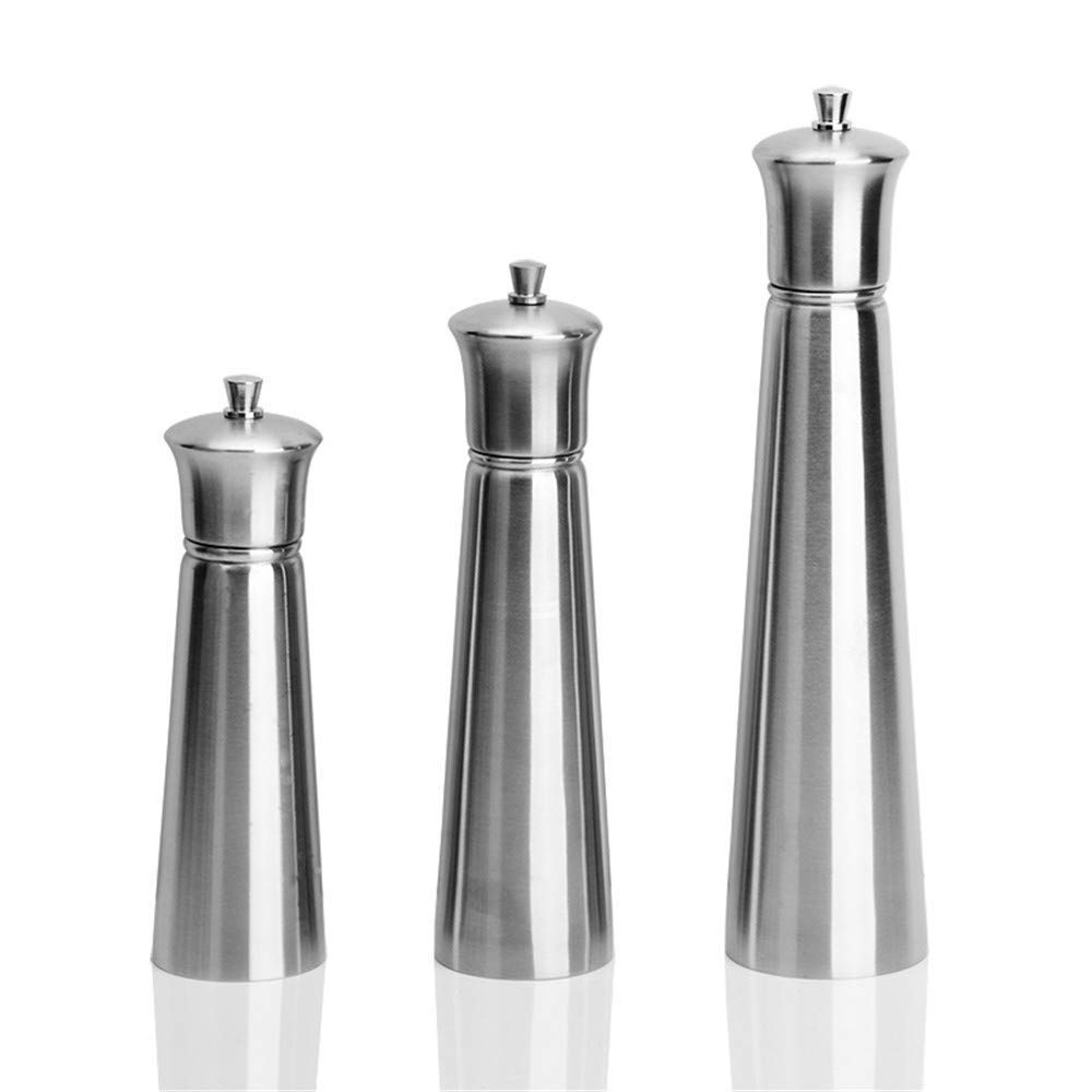   ステンレス製 ソルト＆ペッパー グラインダーセット Amazon.co.jp: ソルトアンドペッパーグラインダーセット ステンレス