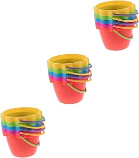 Toyvian 15 Pçs Brinquedo Balde De Praia Castelo Tijolo Balde De Praia Brinquedos Baldes De Areia De Praia Brinquedos De Festa Piscina Brinquedos Da Criança De Verão Ao Ar Livre