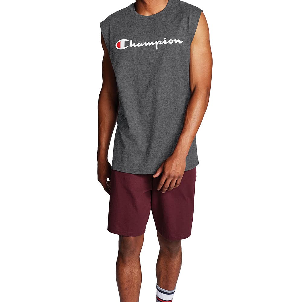 Championmens Graphic Jersey Muscle Shirt