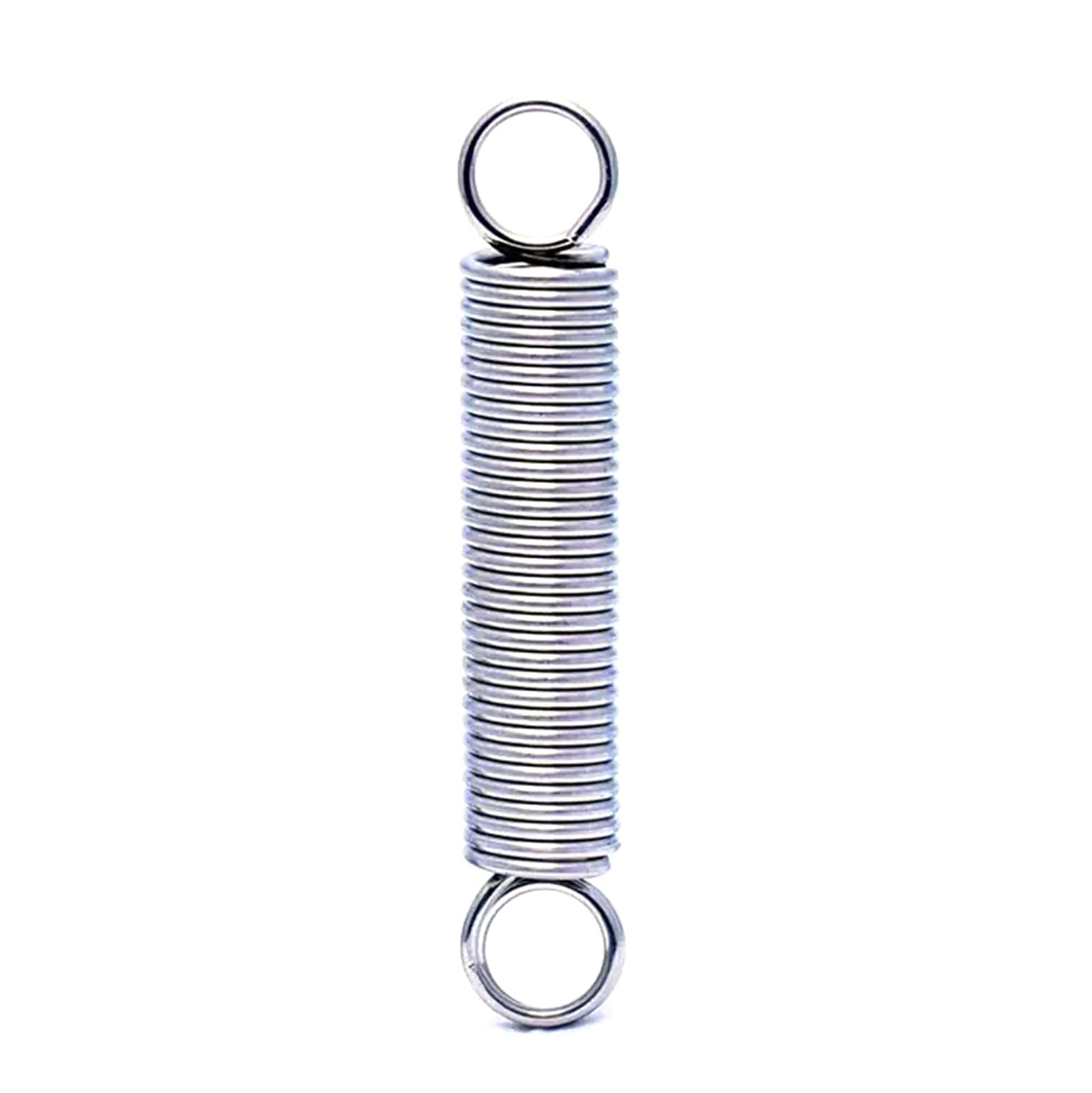 Doppelhaken-Zugfeder, 10 Stück Ringhaken 304 Edelstahl-Zugfeder, 0.4 mm x 3 mm x 35 mm