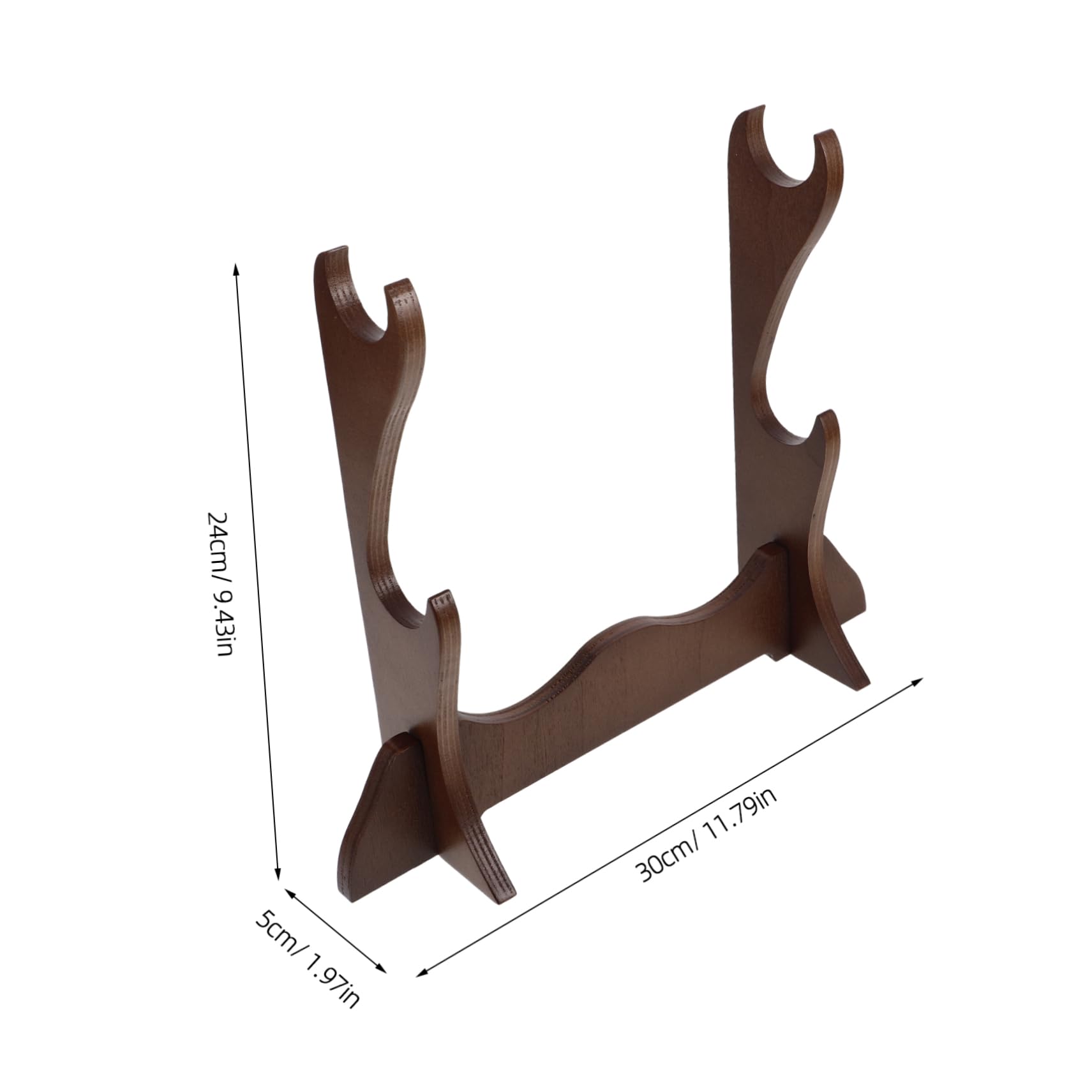 Wakauto Wooden Flute Display Stand Desktop Rack for Flute and Instrument Accessories