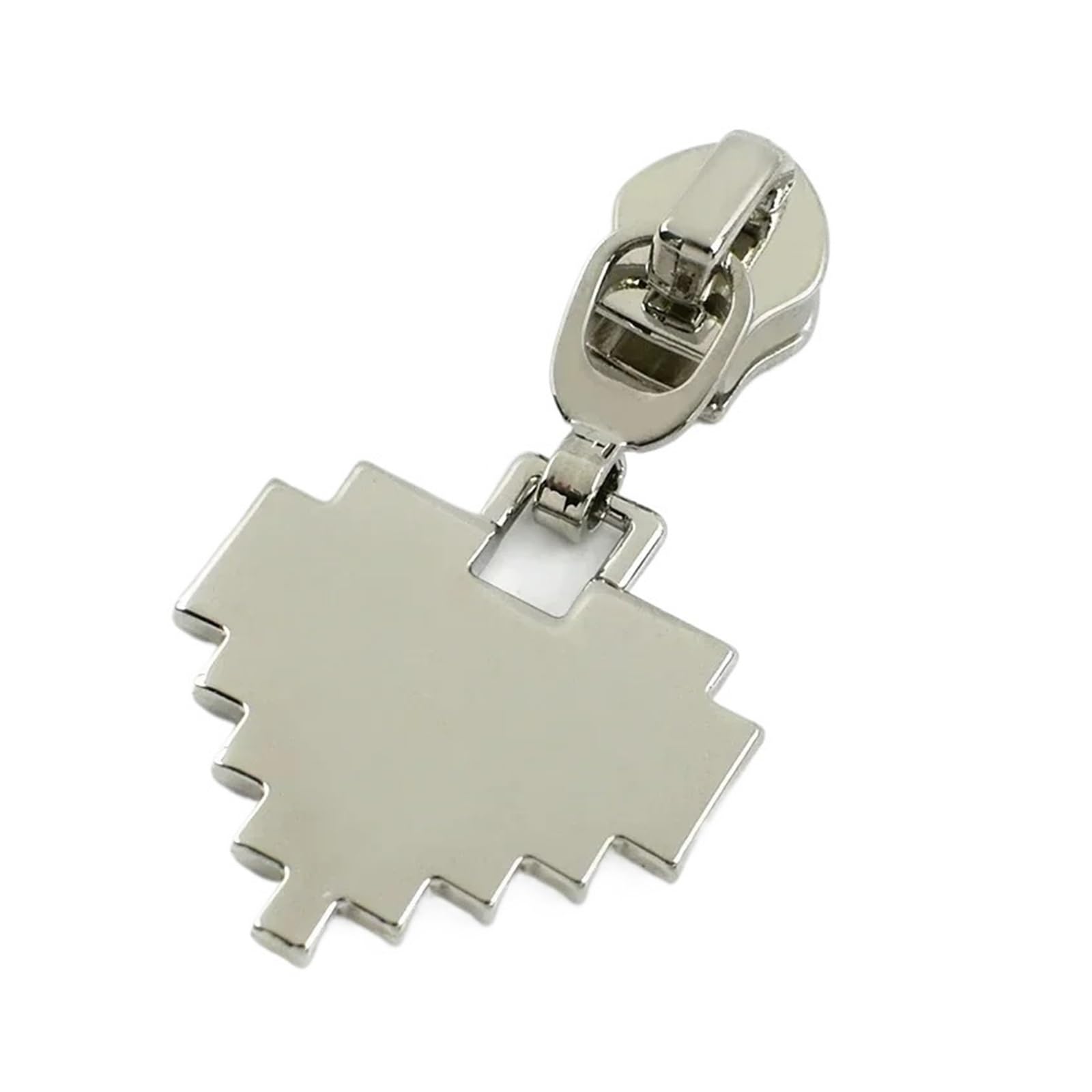 10 Cursori for Cerniere 5# for Borse for Indumenti Con In Nylon, Sostituiscono I Kit Di Riparazione Della Testa Dell'estrattore Accessori Hardware Fai Da Te(XP072-Silver)