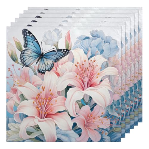 Servilletas de Tela GzLeyigou Multicolor Set x6 50.5x50.5 cm miniatura 1