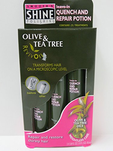 Smooth N Shine Olive &Tea Tree Quench & Repair Potion 3's 5.8 oz.