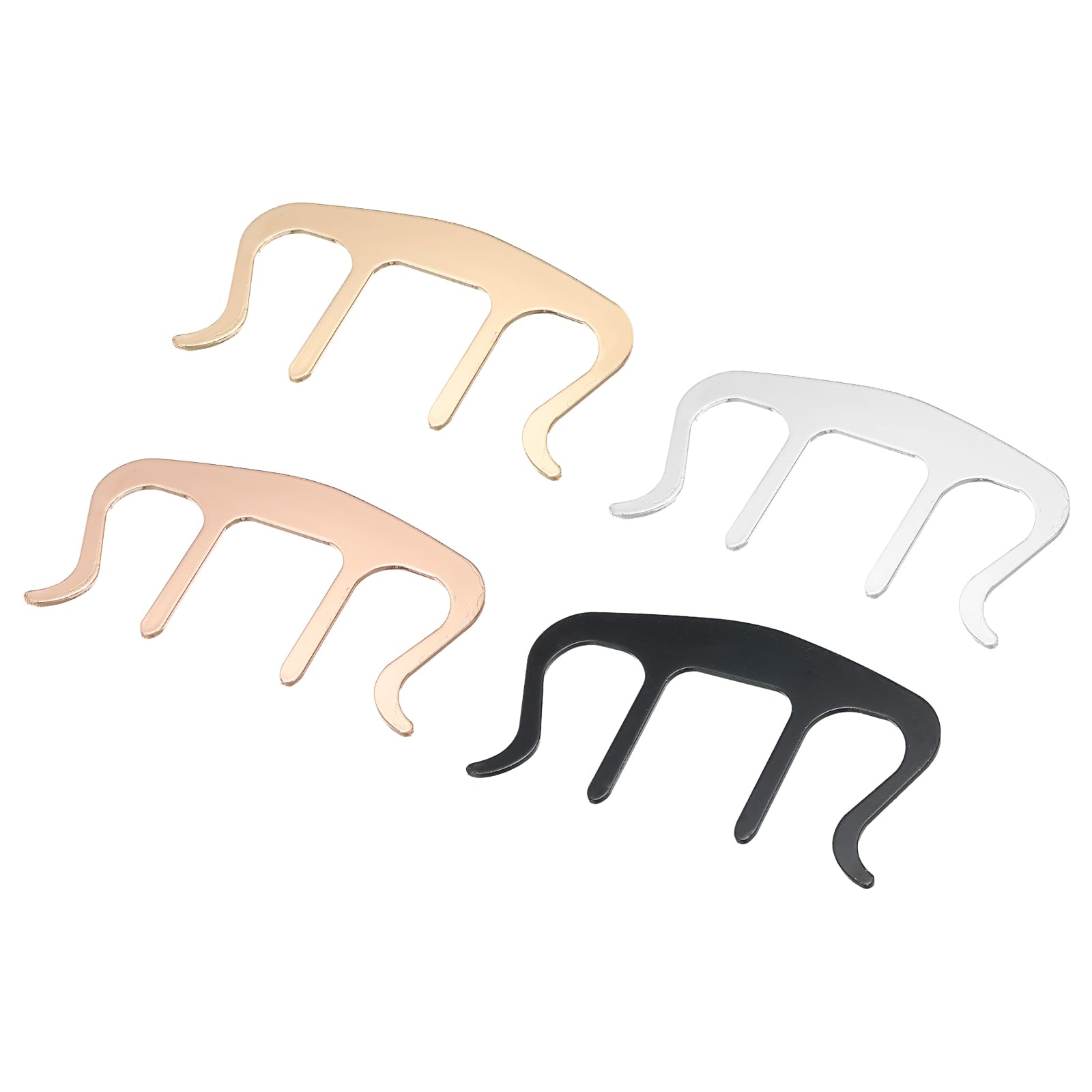 MECCANIXITY Clip de metal para libros de música y soporte para páginas, soporte para partituras de piano para soportes de partituras, plateado/negro/dorado/oro rosa