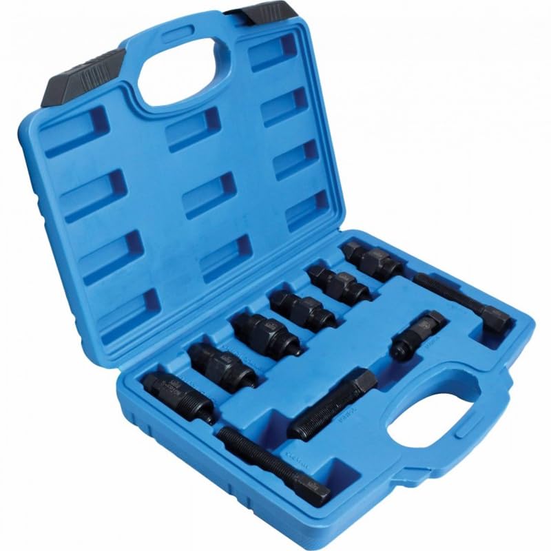 SIO Juego Extractor Plato Magnético y Volante Magnético Motos 15 Piezas – Kit Extractores Universales para Encendido, Alternador y Rotor Moto