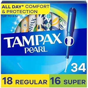 Tampax Pearl Tampons for Women Mult...