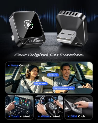 Beamlit 2-in-1 Wireless CarPlay Adapter