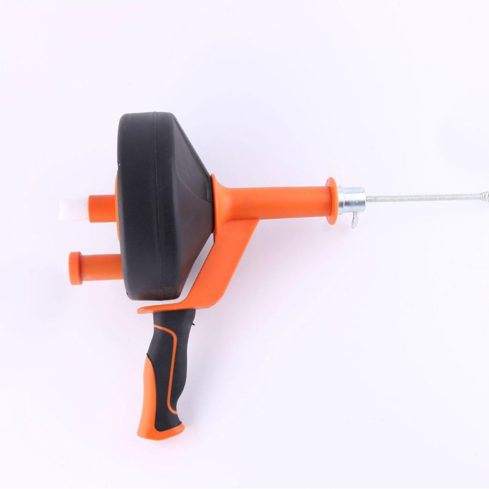 Limpiador de desagües manual y eléctrico con resorte de acero para fregadero de cocina, baño, inodoro, eliminación de obstrucciones, mango ergonómico