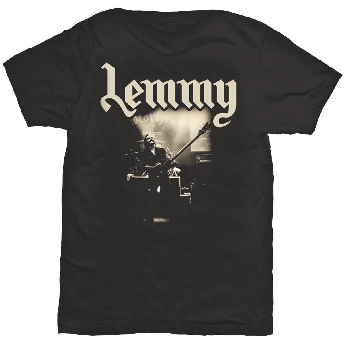 Rockoff Trade Men's Lemmy Lived to Win T-Shirt, Black, Small