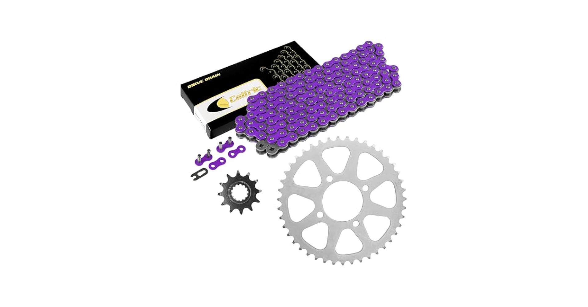 Amazon.com: Caltric Drive Chain with Front Rear Sprockets