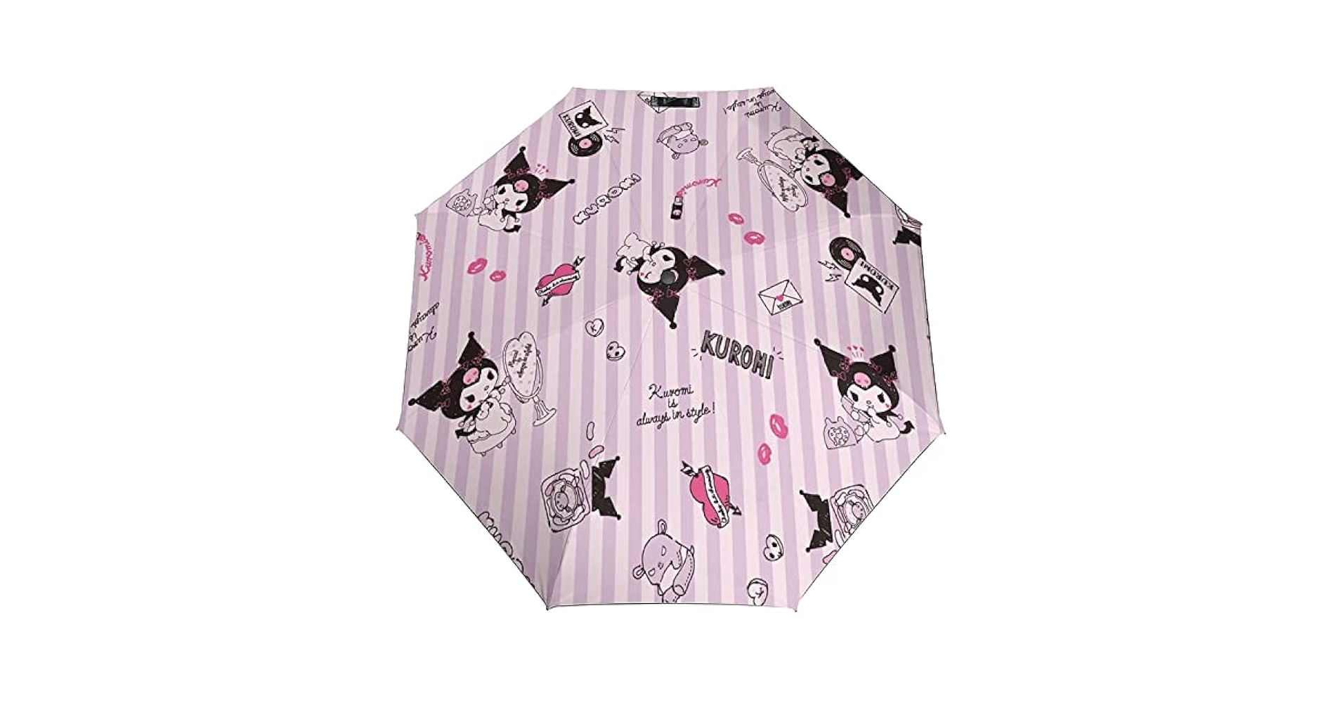【未使用】おめかし天使 クロミ ショート傘 日傘 晴雨兼用 フリル UVカット 楽天市場】SZ【サンリオ クロミ 晴雨兼用 折りたたみ 傘 50cm