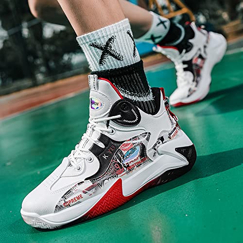 Adoff Männer Basketball Schuhe High-Top-Dämpfung Licht Anti-Skid AtmungsAktive Outdoor-Sportschuhe - Image 3