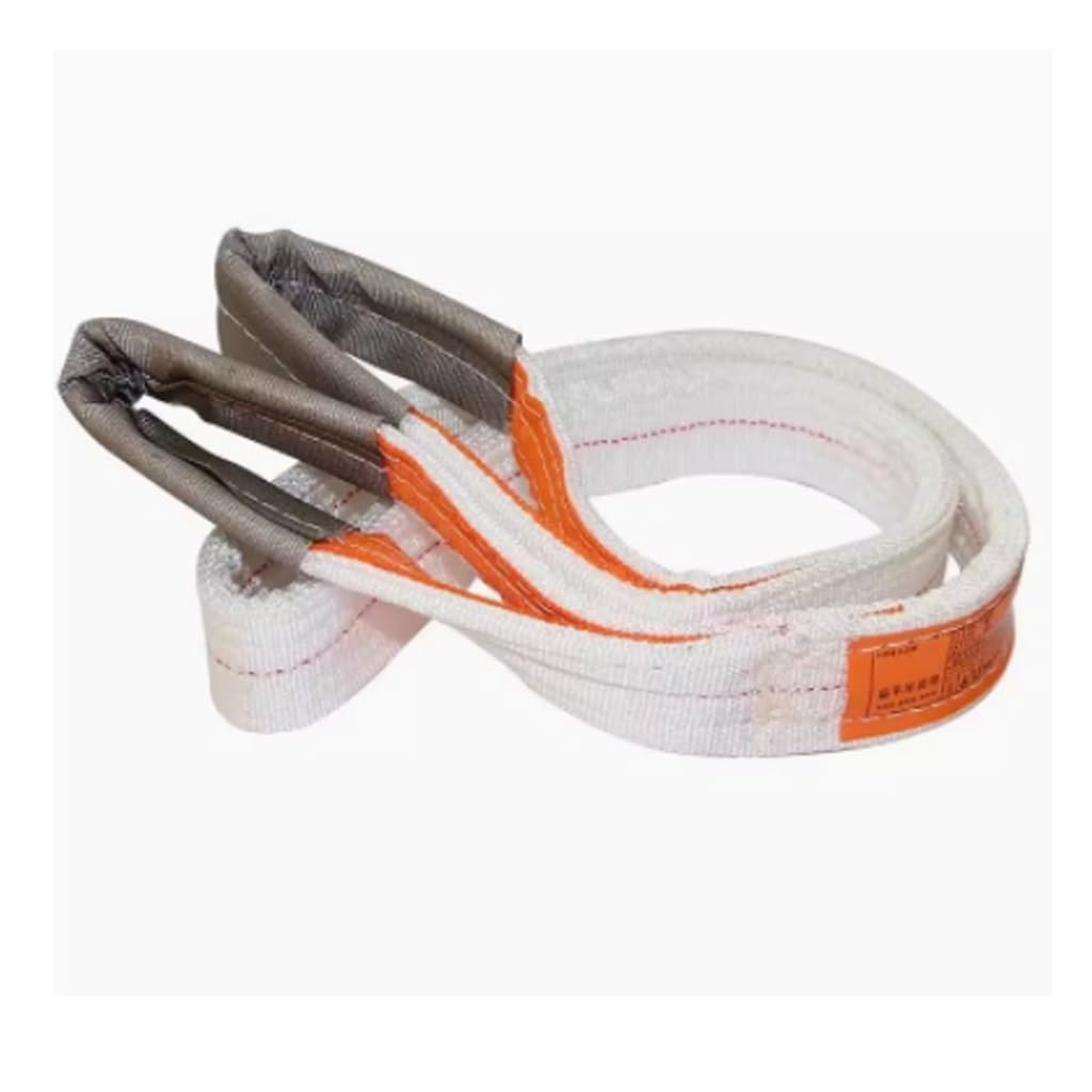 NGDFGR Lifting Strap Thickened 2/3/5 Ton Flat Industrial Crane Lifting Belts,Heavy-Duty Nylon Slings Trailer Ropes Lifting Belts Nylon Slings For Lifting Straps,5T-6M