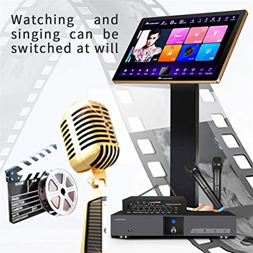 InAndOn KV-V5 Max Karaoke System, 22\" Touch Screen Karaoke Machine for Adults, YouTube Movie Song WiFi Cloud Download, Professional Karaoke System Fit for Home Party KTV Bar DJ - Thumbnail 6